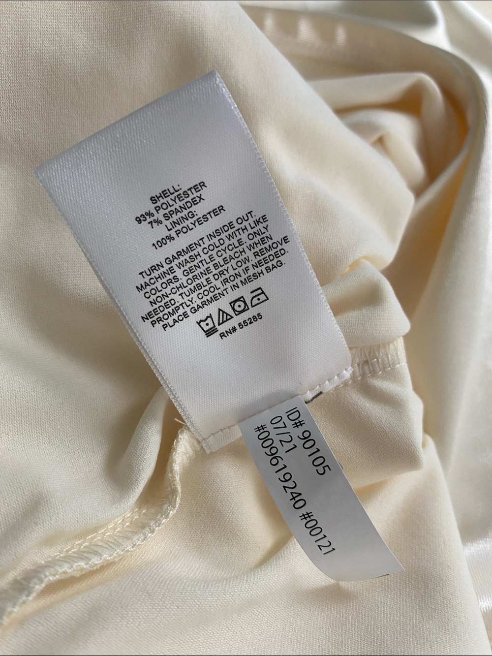Express Satin Draped Shoulder Top | Swan - Picture 14 of 16